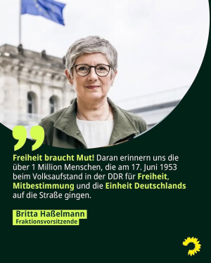 Einer der neuesten Instagram-Posts von Britta Haßelmann