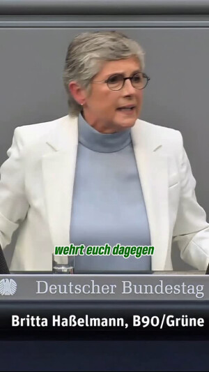 Einer der neuesten Instagram-Posts von Britta Haßelmann