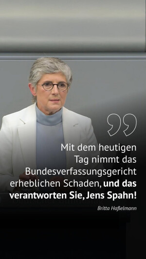 Einer der neuesten Instagram-Posts von Britta Haßelmann