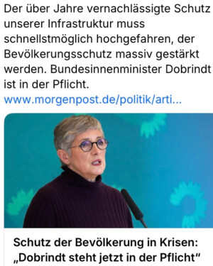 Einer der neuesten Instagram-Posts von Britta Haßelmann