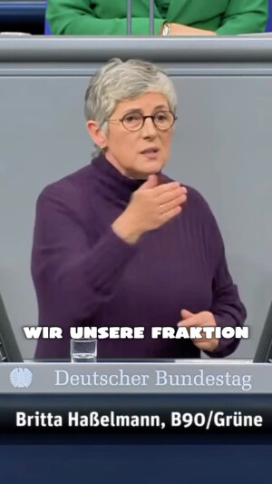 Einer der neuesten Instagram-Posts von Britta Haßelmann